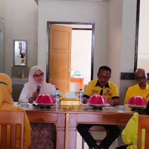 Pimpin konsolidasi perdana pengurus DPD II  Golkar Luwu Utara, indah tekankan persatuan partai