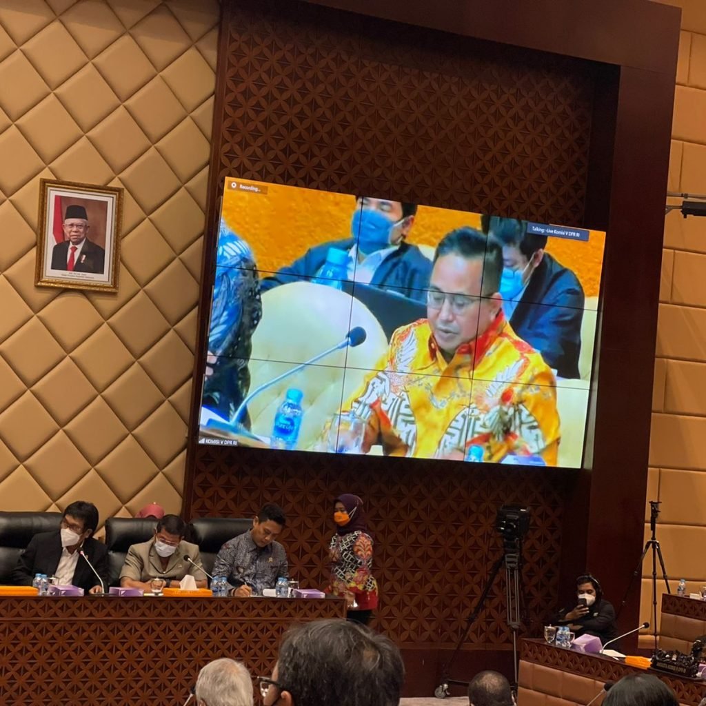 Anggota Komisi V DPR RI Muhammad Fauzi Sampaikan Sejumlah Aspirasi Dari Luwu Utara dan Pangkep ke Menteri PUPR.