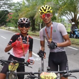 Biker Asal Kolaka Utara, Reno Coy Finish Pertama di Fun XC Mountain Bike 2023