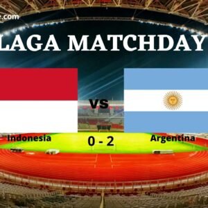 Laga Timnas Indonesia VS Argentina Berakhir, Skor 2-0