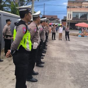 Sambut Kepulangan Jemaah Haji, Polres Luwu Utara Gelar Apel Kesiapan Pengamanan