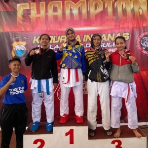 Ikuti Kejuaraan Karate Daerah, Kontingen Polres Lutra Raih 1 Medali Emas dan 5 Medali Perak