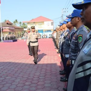 Kapolres Luwu Utara Pimpin Apel Gelar Pasukan Operasi Zebra Pallawa 2023