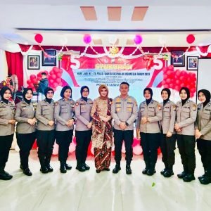 HUT Polwan Ke-75, Polres Luwu Utara Gelar Syukuran