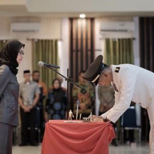 Camat Sukamaju Resmi Berganti, Bupati Indah: Segera Lakukan Identifikasi, Evaluasi dan Sosialisasi