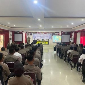 Latpraops Mantap Brata, Kapolres Luwu Utara Tegaskan Jaga Komitmen dan Netralitas