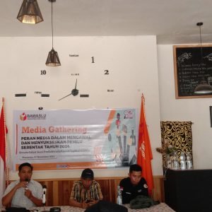 Upaya Kawal Pemilu 2024, Bawaslu Luwu Utara Gelar Media Gathering
