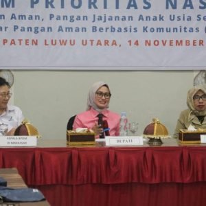 Buka Monev Program Nasional, Bupati Indah Sebut Ketahanan Pangan Adalah Komitmen PD Luwu Utara