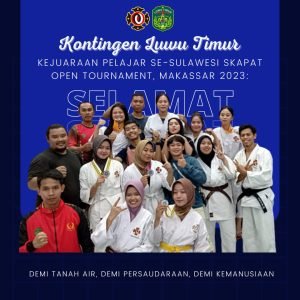 Perkemi Luwu Timur Sabet 6 Medali Pada Kejuaraan Shorinji Kempo Tingkat Pelajar Se-Sulawesi