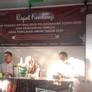 Guna Optimalisasi dan Pendidikan Pemilih, KPU Luwu Utara Gelar Rakor Bersama Awak Media