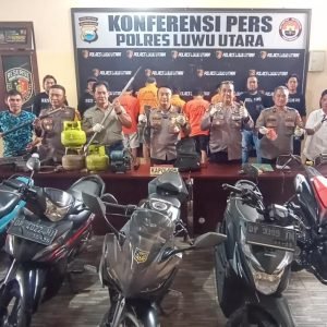 Waspada Begal ! 4 Pemuda Diamankan Unit Resmob Polres Luwu Utara, 1 Residivis