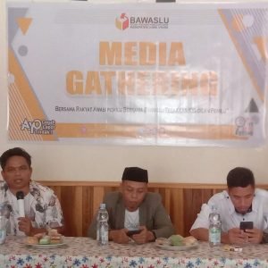 Gelar Media Gathering, Bawaslu Luwu Utara Nyatakan Tegas Akan Tertibkan APK
