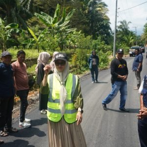 Hari Pertama di Tahun 2024. Bupati Lutra Tinjau Ruas Jalan Makumpa-Sassa