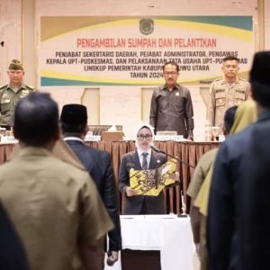 Resmi Lantik Penjabat Sekda Luwu Utara, IDP Tekankan 3 Hal, Simak Selengkapnya!