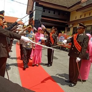 Sambut Kapolres Luwu Utara Yang Baru AKBP Muhammad Husni Ramli, AKBP Galih: Terimakasih Para Personil dan Rekan-rekan Pers