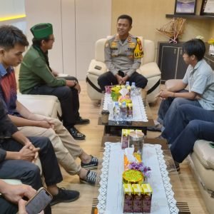 Dapat Kunjungan Dari Pengurus HMI Cabang Persiapan Luwu Utara, Kapolres AKBP Husni Beri Apresiasi