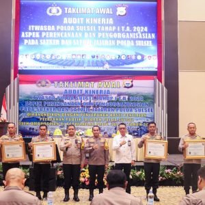 Masuk 5 Besar Pelayanan Publik Dengan Kualitas Tinggi, Ombudsman RI Sulsel Beri Penghargaan ke Polres Luwu Utara