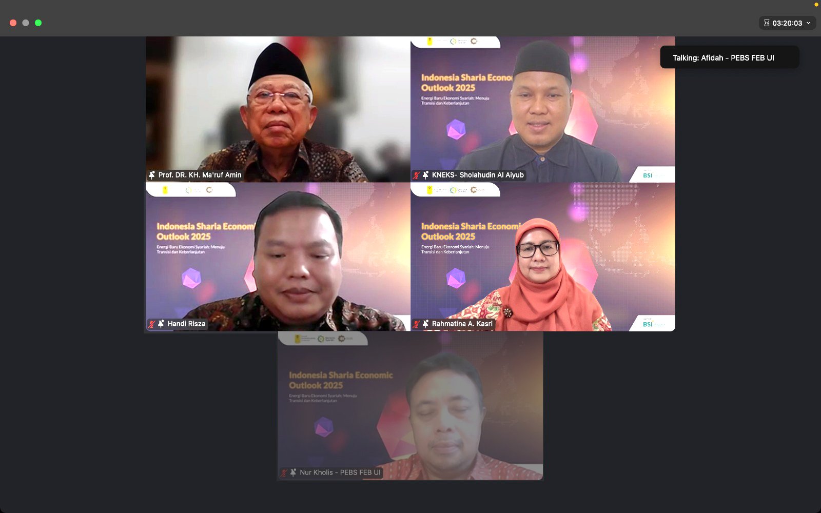 Peluncuran ISEO Energi Baru Ekonomi Syariah Menuju Transisi dan Keberlanjutan