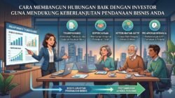 Cara Membangun Hubungan Baik Dengan Investor Guna Mendukung Keberlanjutan Pendanaan Bisnis Anda